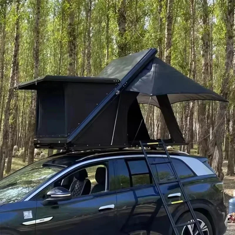 Shape Roof Awning Tent 4x4 Offroad Glass Car Rooftop Wedding Tent Hard Shell Baic for Camping