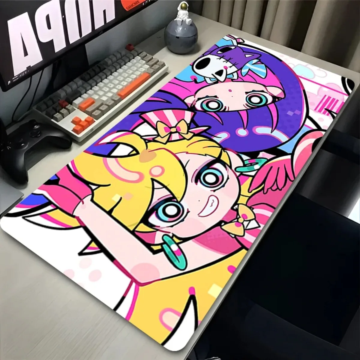 

Cute Anime Game Style Gaming Mouse Pad Speed Non-Slip Rubber Desk Mat for PC Laptop Gamer Office Decor