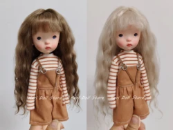 2026 Kari Doll Natural mohair wigs for Landazz Landoudou Doll 16cm head circumference