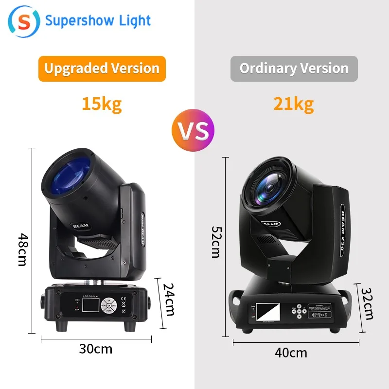 New Arrival 7R Sharpy Mini 230 Beam Moving Head Light High Bright Mini 7r 230w Beam Spot Light for Party DJ Disco Holiday