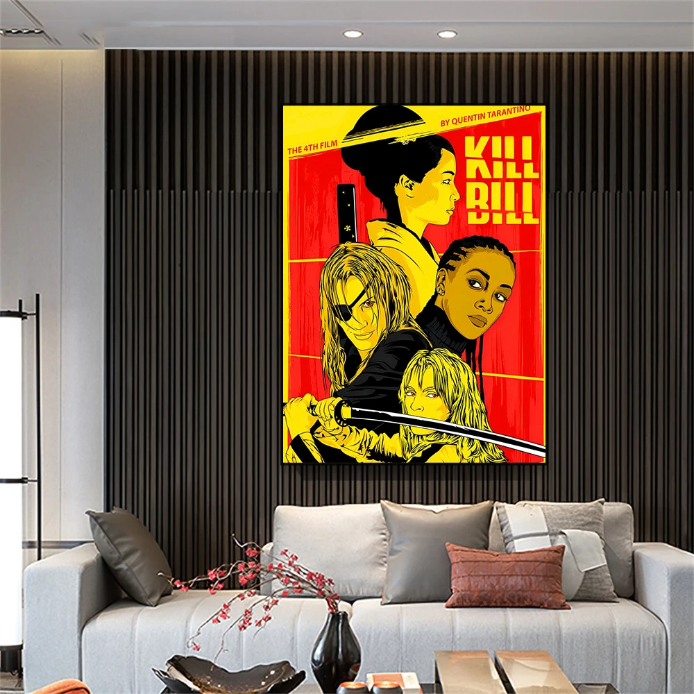 Retro Movie Poster Colorful Film Art Prints Motivational Wall Art Canvas Painting Coffee Bar Wall Home Living Room Decoration