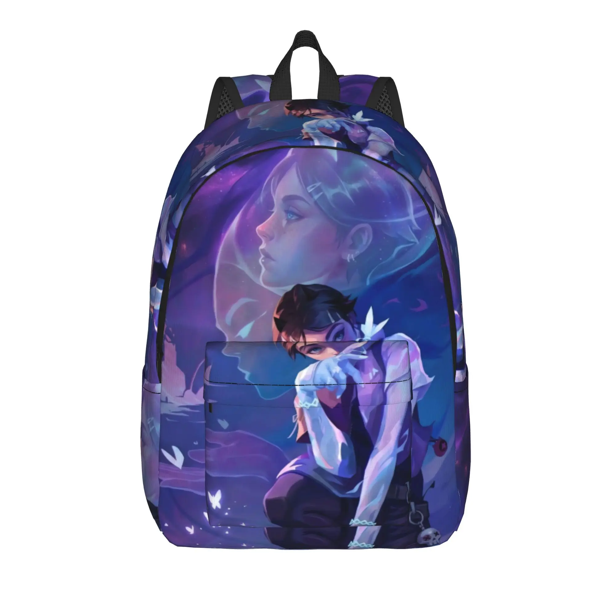 Clove Backpack V-Valorant Workout Backpacks Girl Colorful Breathable School Bags Funny Rucksack