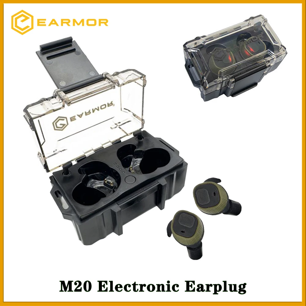 

EARMOR M20 tactical headset electronic communication anti-noise earplugs，canceling for shooting、manufacturing hearing protection