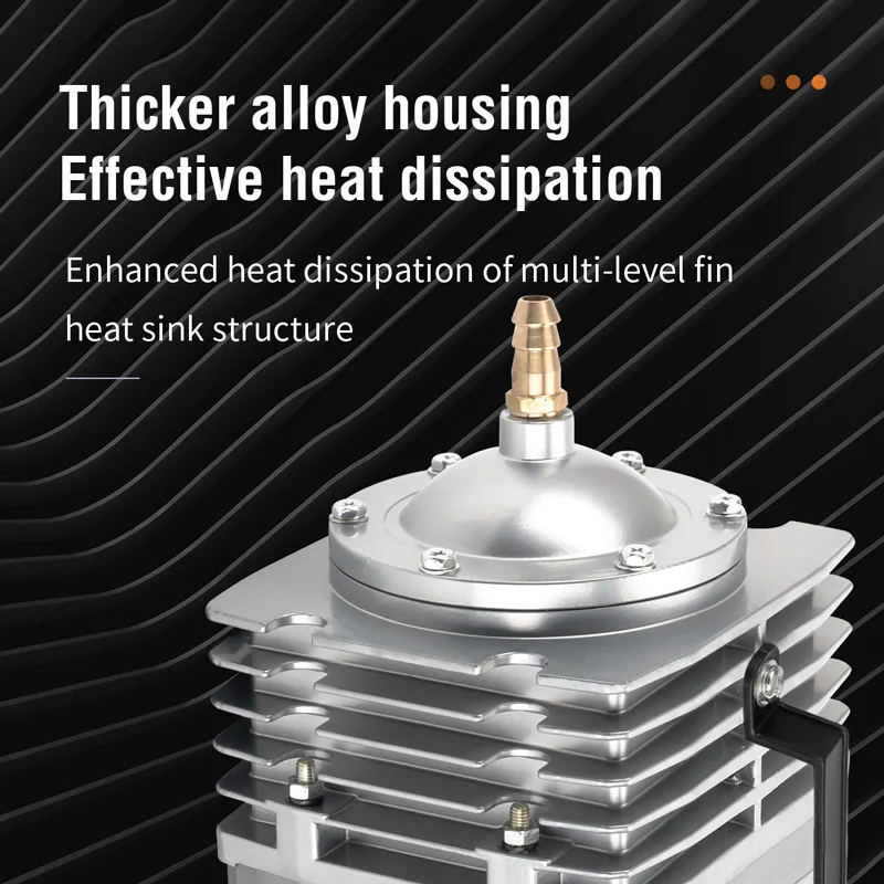 Imagem -03 - Rissee-compressor de ar Eletromagnético para o Aquário Bomba de Aquário Eletromagnético Oxigênio Peixes Lagoa Aerador Bomba de Assistência de ar a Laser 25w Aco002