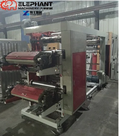 320mm Automatic High Speed Label Sticker 2-6 Color Uv Flexographic Printing Machine With High Quality
