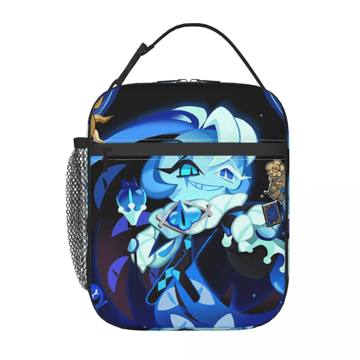 Shadow Milk Cookie Run Kingdom Game Insulated Lunch Bag for Women Children Leakproof Food Boxes Thermal Lunch Box Tote