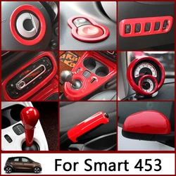 Car Interior Modification Decoration Cover Rearview Mirror Window Trim Sticker Exterior Accessories For Smart 453 Fortwo Forfour