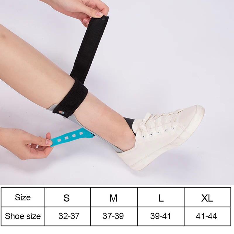 Adjustable Half-palm Design Foot Drop Orthotics Elasticity Valgus Orthotics Stroke Hemiplegia Rehabilitation Shoes Foot Support