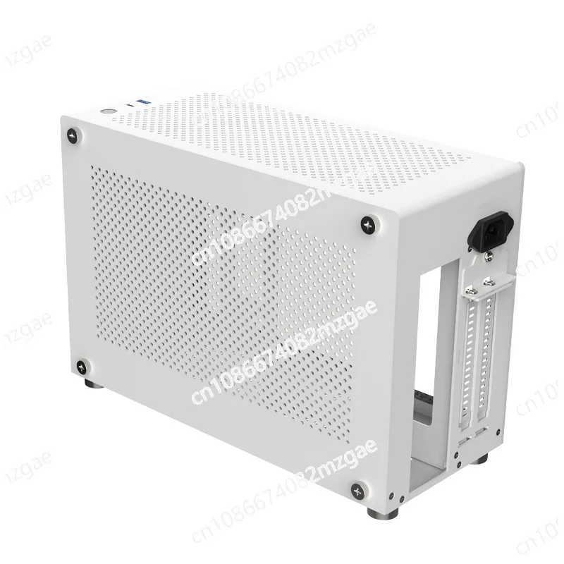 

Корпус для мини-ПК GU7 A4 ITX из алюминия, белый, с закаленным стеклом 2 мм, сетчатой боковой панелью