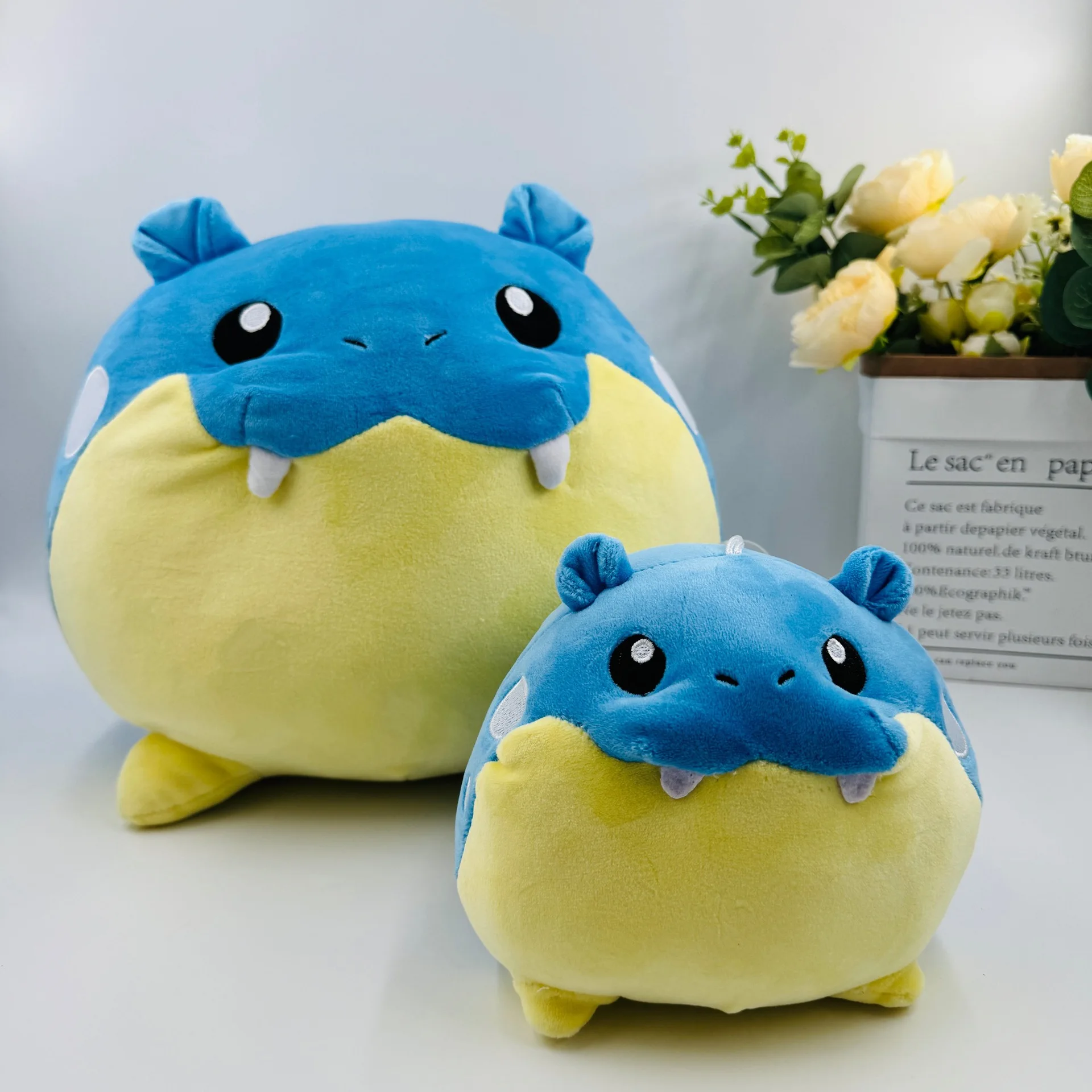 

15/30 cm Big Size Pokemon Series Spheal Plush Toy Anime Animal Pikachu Doll Kawaii Room Decoration Toy For Children Gift