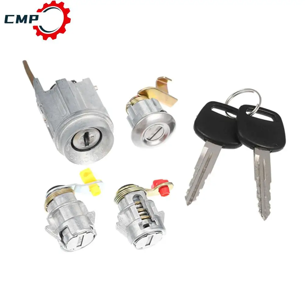 

69058-60041 D2191608 69005-35130 Car Ignition Switch Lock Cylinder W/2 Keys Compatible with Pickup 4Runner Replace 69005-35030