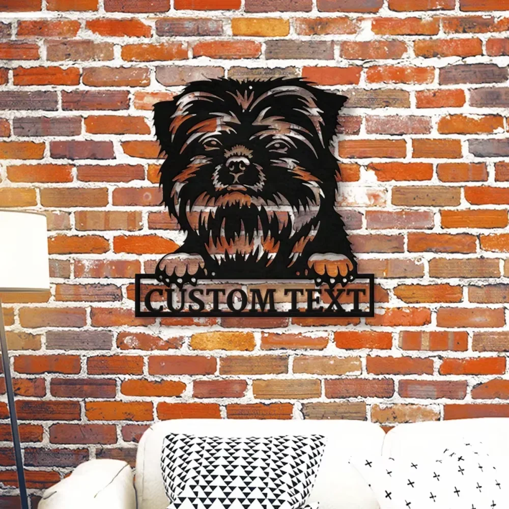 

Custom Affenpinscher Dog Metal Wall Sculptures Customize for Impact Striking Versatile Home Decor for Pet Enthusiasts