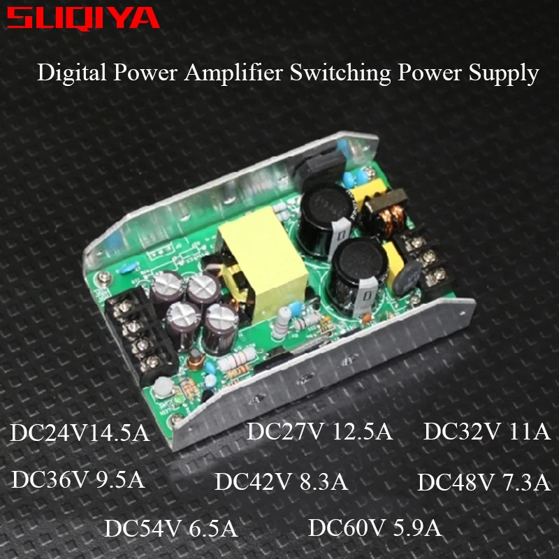 SUQIYA-HiFi PSU 350W 24V 27V 32V 36V 42V 48V 54V 60V Audio Digital Amplifier Switching Power Supply