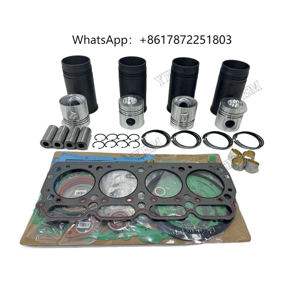 

4D105 Overhaul Kit With Gasket Set Engine Parts Fits for Komatsu High Performance