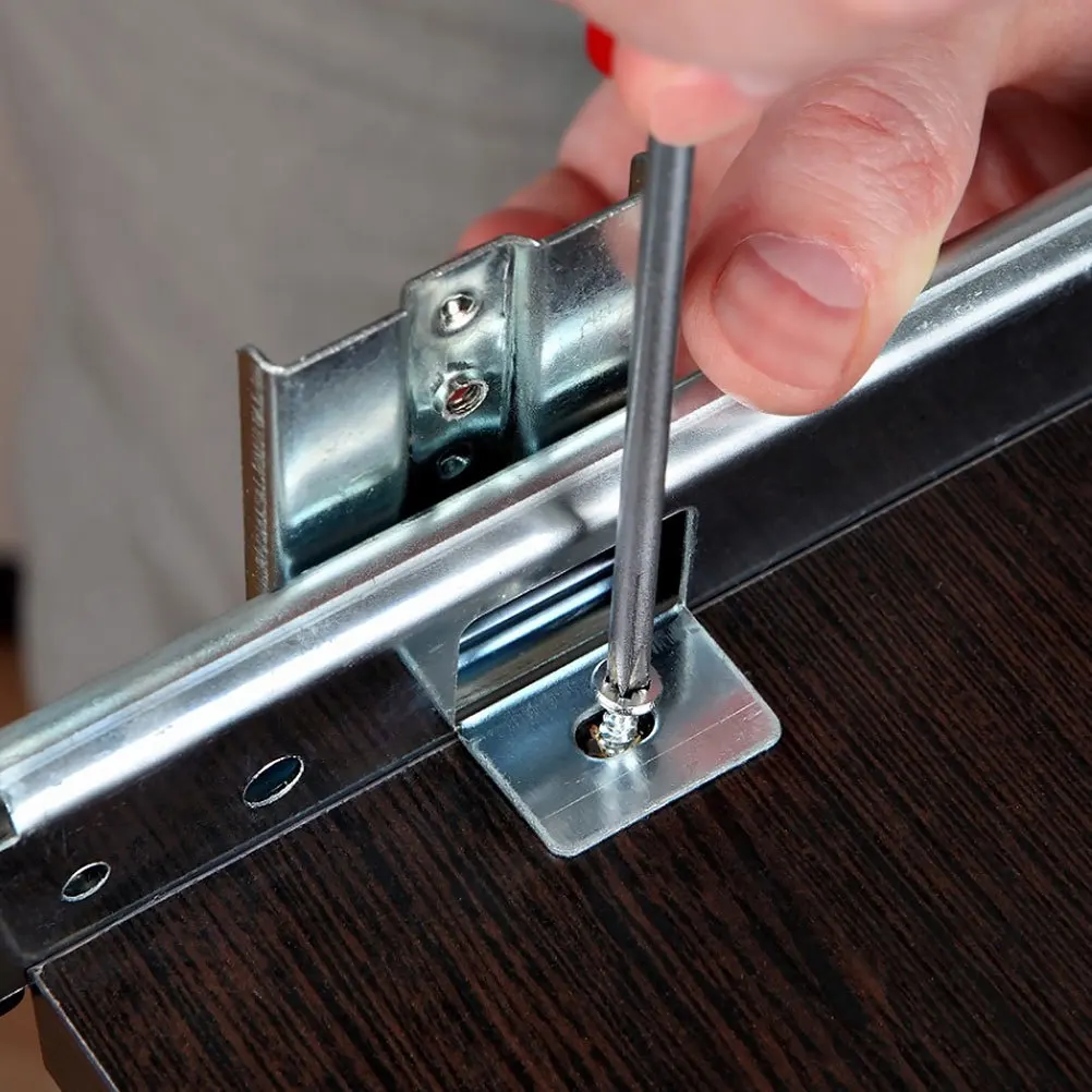 

2Set Keyboard Drawer Rail Slide Soft Close Steel Ball Bearing Mount Extractible Platform Smooth Quiet Performance