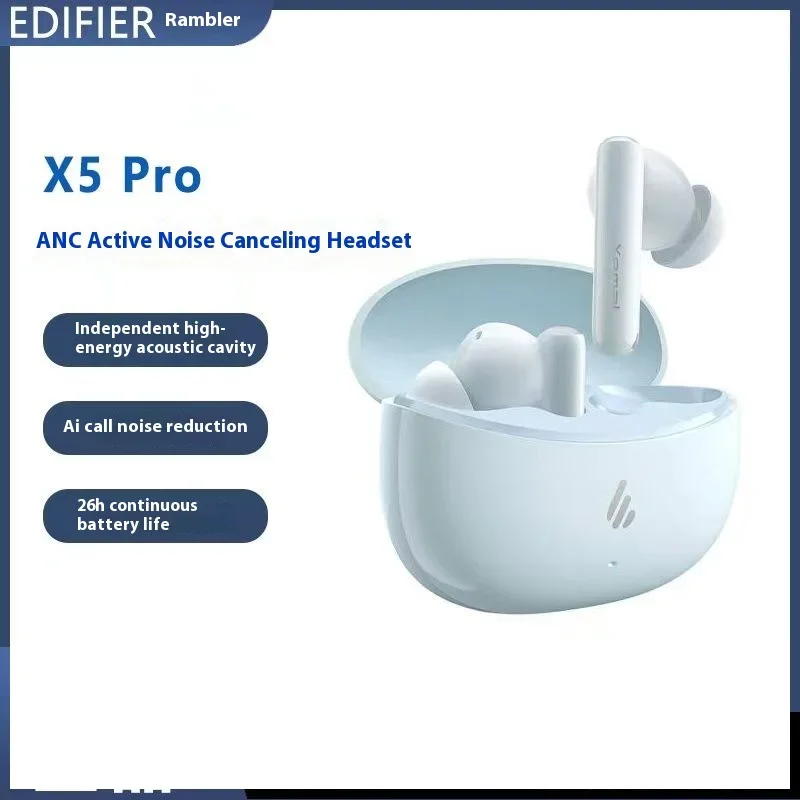 

Original X5 Pro Active Noise Cancelling Tws Bluetooth Earphones Wireless Earbuds Ip55 Waterproof Gaming Mode Fast Charging Gifts