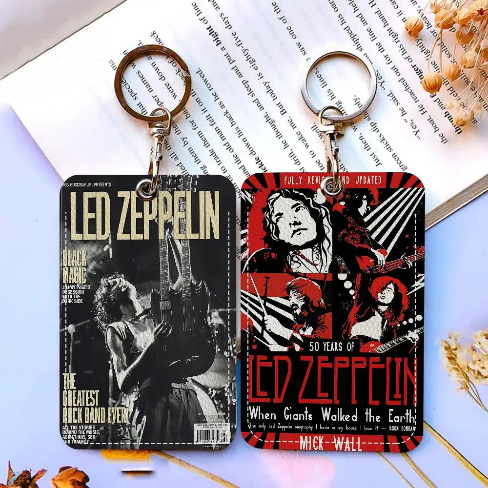 

Band L-Led Z-Zeppelin 1pc INS Creative Cartoon Student Campus Card Holder For Meal Card, Bus Card, Work Card, Etc