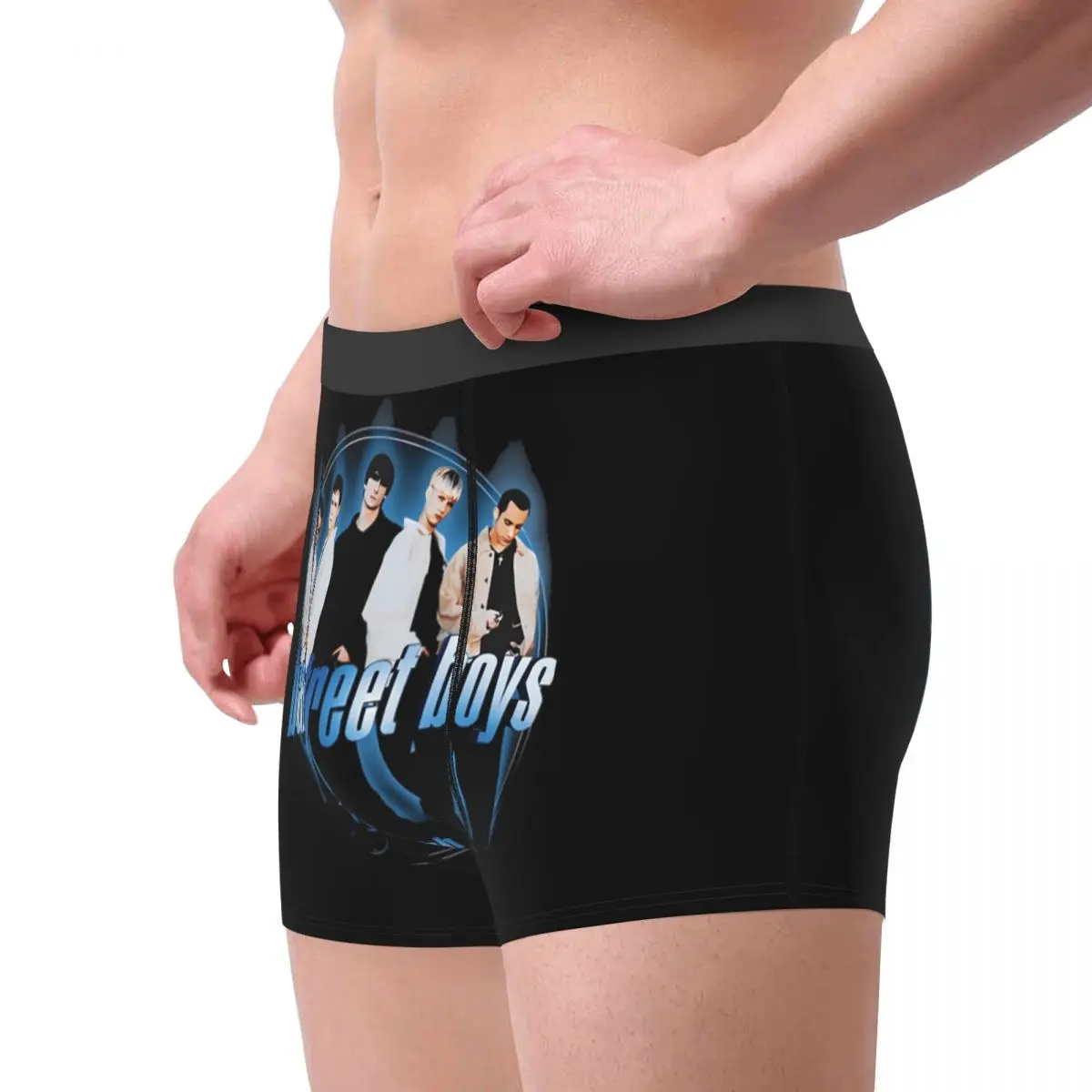 Fashion Backstreets Pop Music Boys Boxers Shorts Underpants Male Breathbale Briefs Underwear - view 3