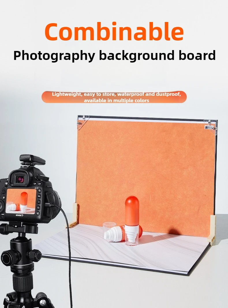 Photography Backdrop Board 11.4x16.5 inch Photo Studio Kits Background Photography Double-Sided Background Paper Shoot