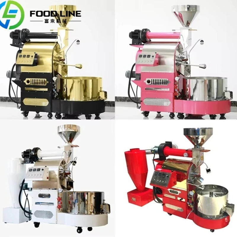 Professioneller 3-kg-Kaffeebohnenröster in Industriequalität für kleine Unternehmen