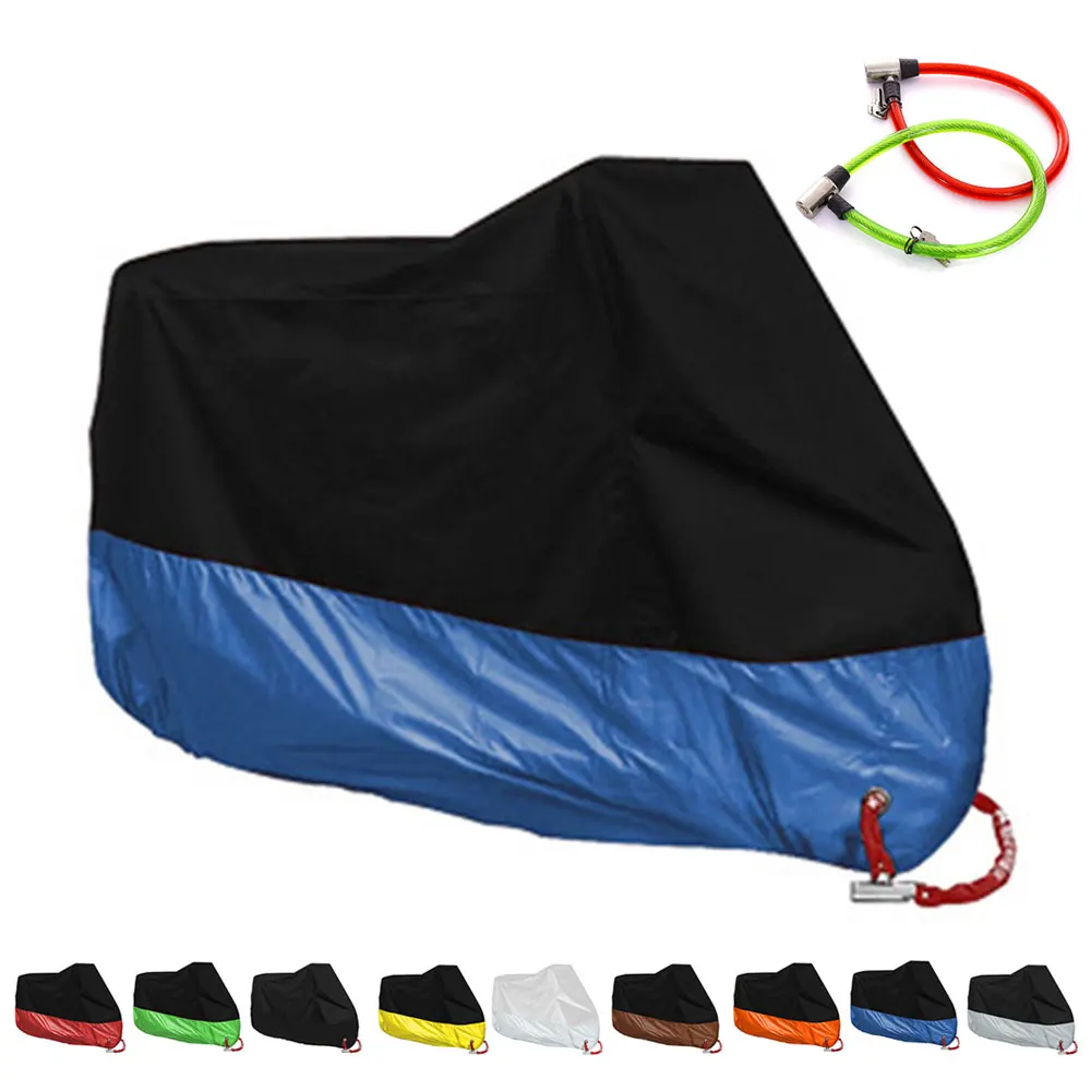 Motorcycle Cover Waterproof All Season Dustproof UV Protective Outdoor Scooter Covers 9colors for bmw r1150rt ducati monster 600