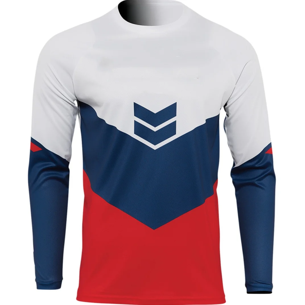 

Минималистичный стиль, осенняя мужская командная форма для горного велосипеда, быстросохнущий дышащий повседневный топ с длинными рукавами и принтом