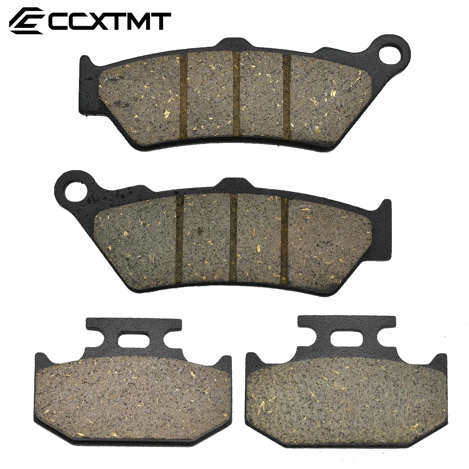 Motorcycle Front & Rear Brass Alloys Brake Pads For YAMAHA DT 125 X DT125X DT125 125X 2005-2006 Dirt Pit Bike Universal Parts
