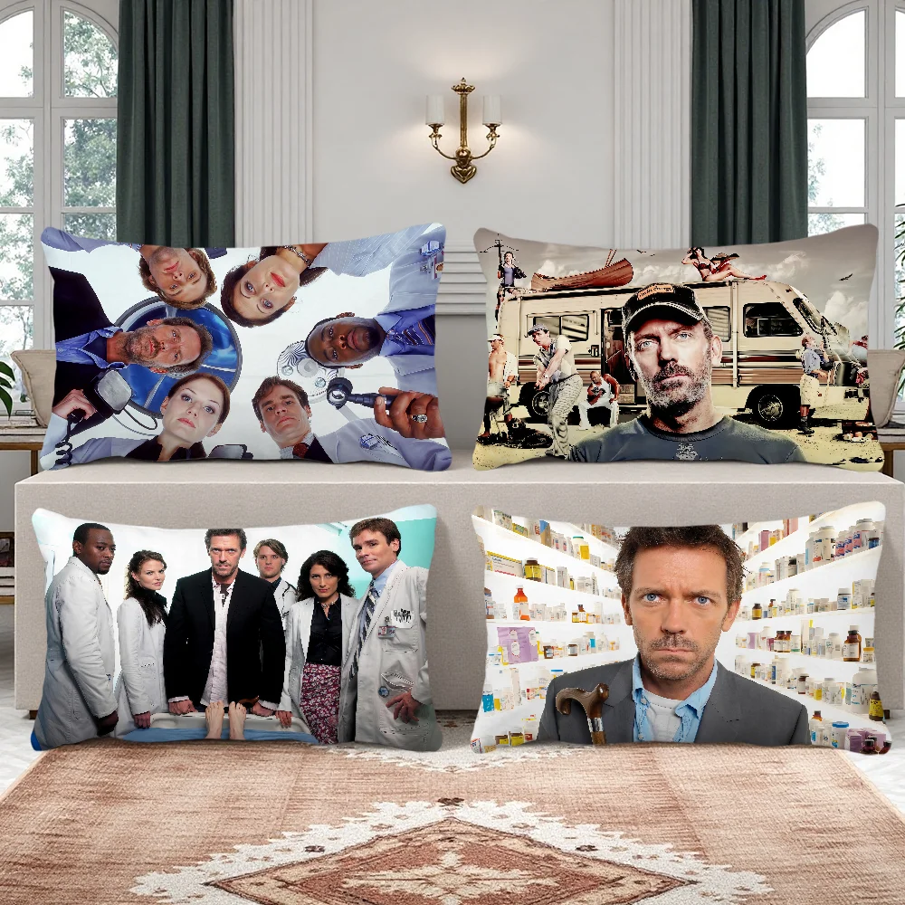 

Classic TV h-House The Doctor cushion cover Rectangle Pillow Cover Home Sofa living Room Coffee Shop Pillowcase