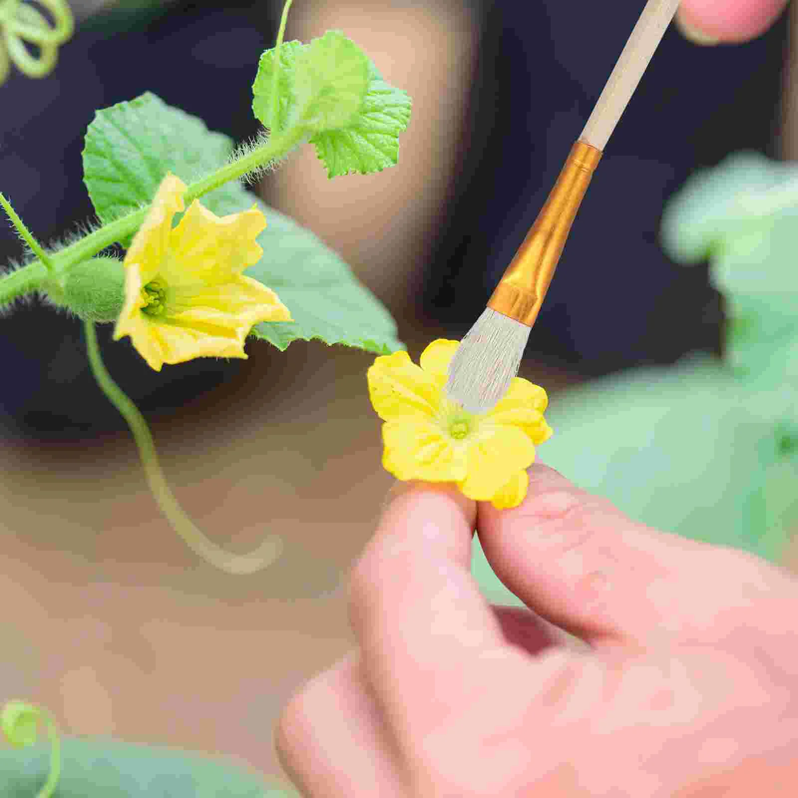 8 Pcs Artificial Chalk Sprayer Tree Pollinator Garden Supplies Fruit Pollinators Paint Brush Travel