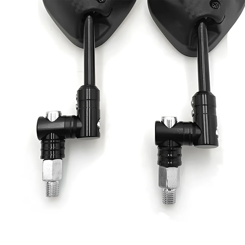 دراجة نارية مرآة الرؤية الخلفية حامل 10 مللي متر الدورية الثابتة المسمار مرآة حامل CNC سبائك الألومنيوم قاعدة قابلة للتعديل تعديل الملحقات