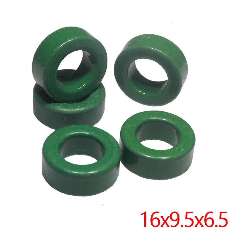 【10PCS】High Conductivity Green Ferrite Core Ring anti-interference Filter Inductor 16x9.5x6.5mm