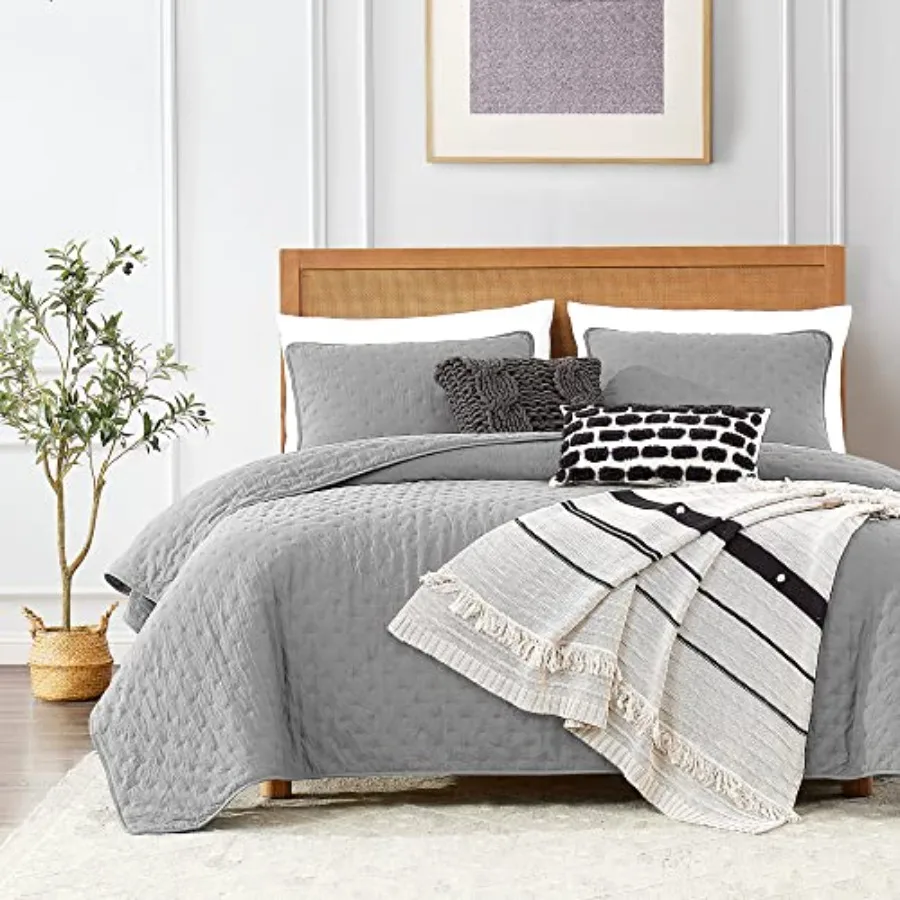 

Size Quilt Bedding Sets with Pillow Shams weight Bedspread Coverlet Quilted Blanket Thin Comforter Bed Cover All Season Summer