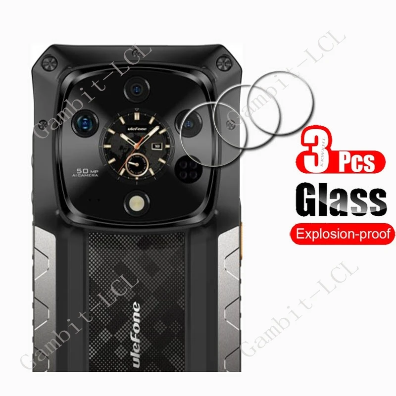 3PCS For Ulefone Armor 28 Ultra Camera Lens Protector BACK Screen Protective Tempered Glass ON Armor28Ultra 28Ultra Cover Film