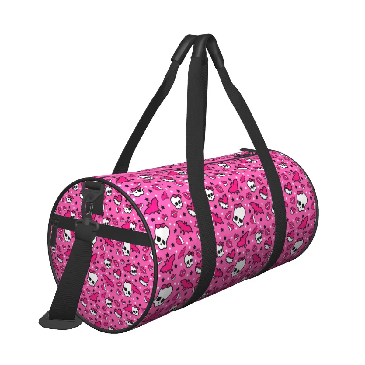 Monster High Gym Bag Pretty Pink Pattern Training borse sportive personalizzate da uomo con scarpe borsa Fitness divertente borse impermeabili