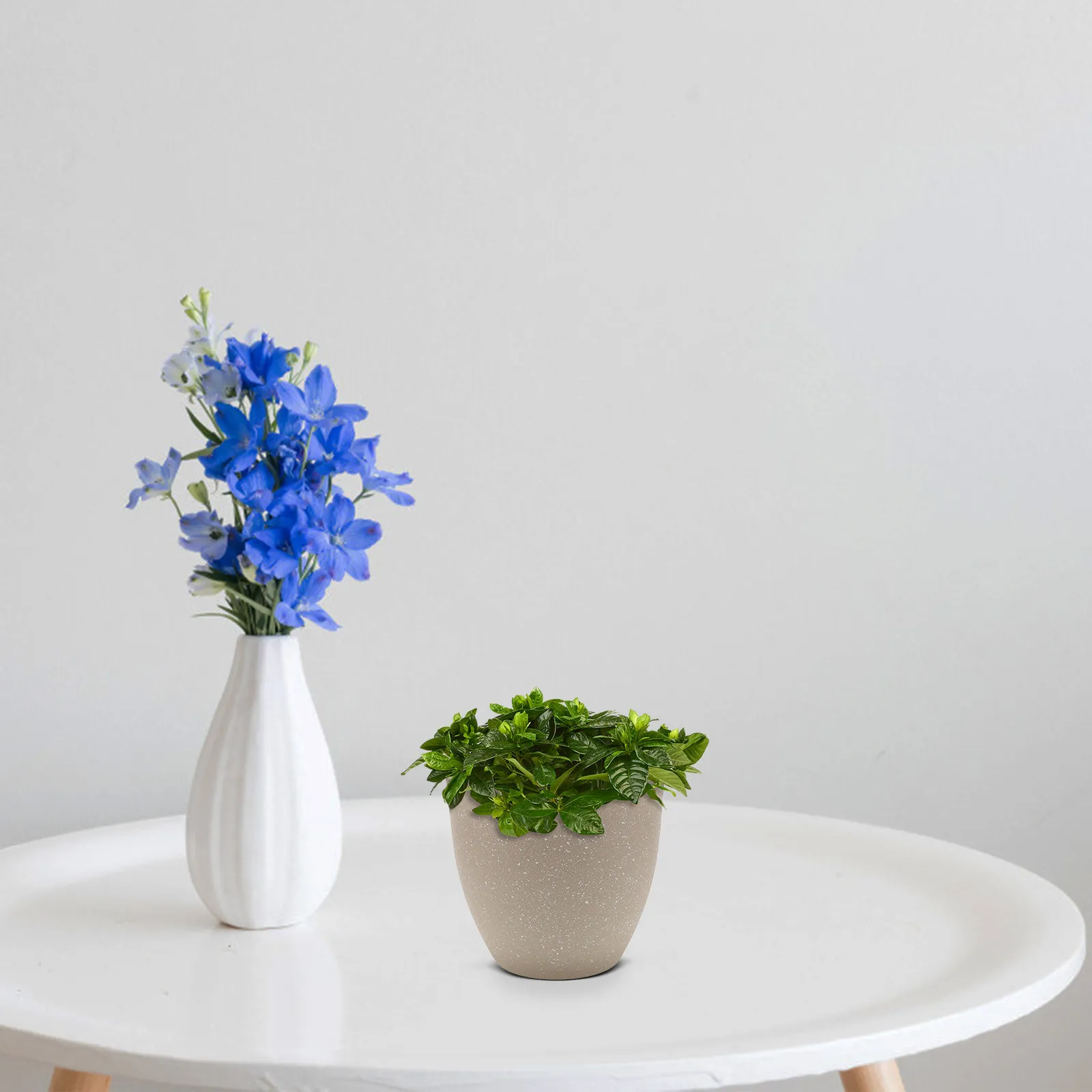Imitation Stone Resin Succulent Flower Pot Durable Planter for Indoor Outdoor Gardening Succulent Plants Simulation Stone Pot