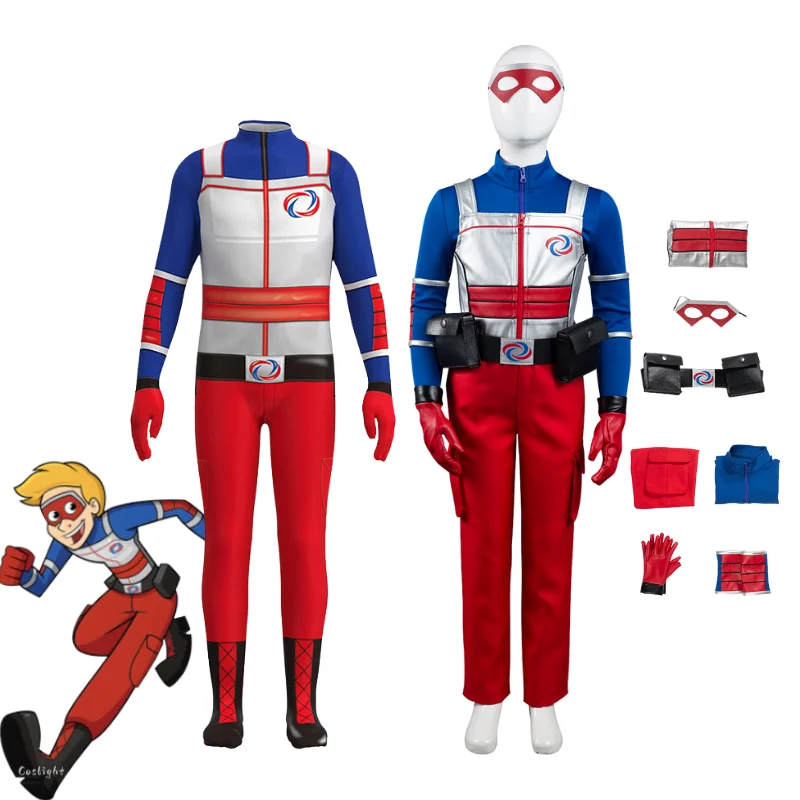 Disfraz de Henry Danger para niños y adultos, traje de Cosplay de Henry Cavill, pantalones superiores, mono de Halloween, disfraz de fantasía, entrega rápida