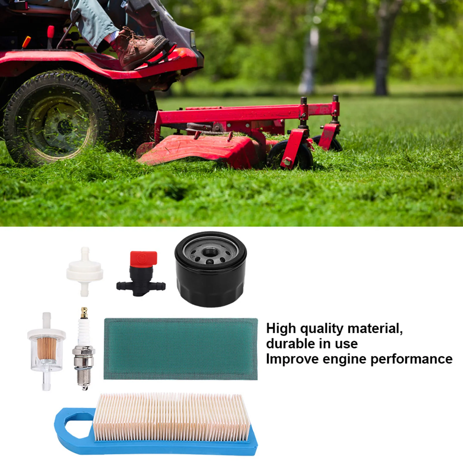 Luftfilter, Luftfilterbaugruppe, Luftfilter-Baugruppe-Set, Ersatzzubehör, passend für 698083, 697153, Rasenmäher, Rasenmäher-Teile