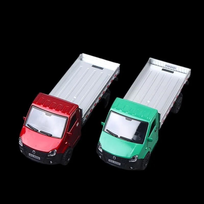 

1/36 Scale Alloy Pullback Three-door Truck, Stylish Design, Can Carry Cargo Boy's Toy Die-cast Metal Kids Toy Transport Truck