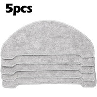 Replacement Mop Cloth 5 Pack For For For For Laresar For For L6 Pro For Ultenic For T10 Robot Vacuum Cleaner Pads