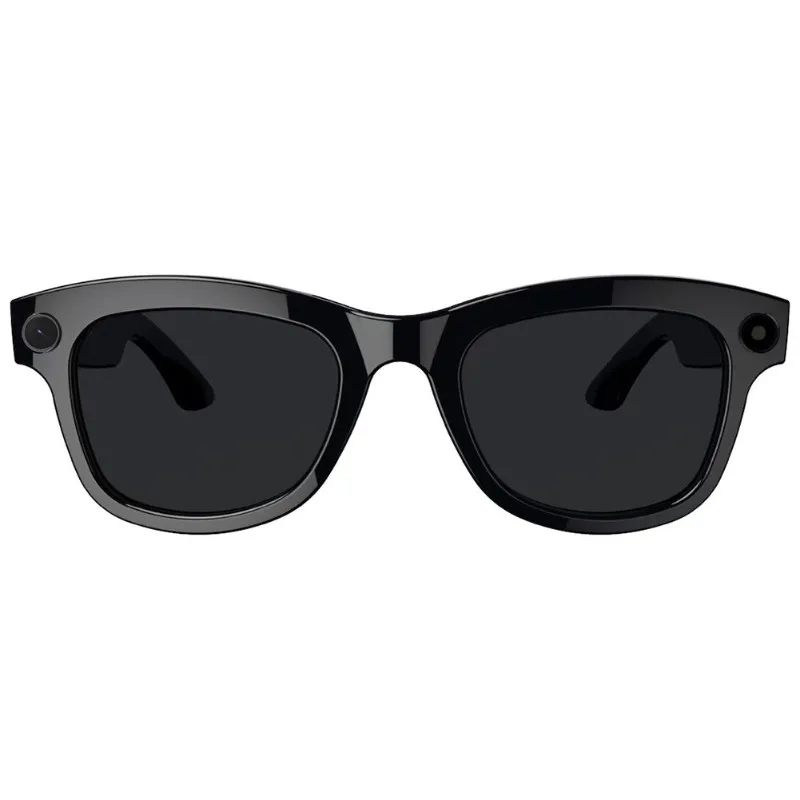 AI Glasses-Black& Transparent Design, Call Function, Video Recording, Translation Support, HD Anti-Shake Technology-ABIU