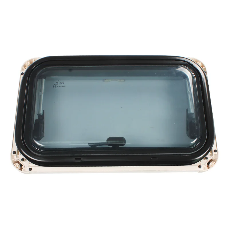 

HEYRV 450*500mm RV Window with Insect Screen Caravan Sliding Window Tempered Glass Window Custom Sizes