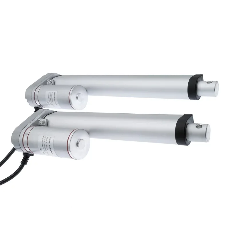 Linear actuator 500mm Stroke 12V 24V Linear Actuator Motor 100/300/500/700/1000/1200/1500N Silvery