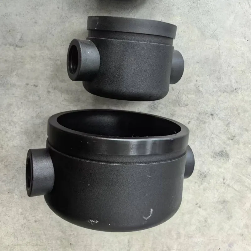Plastic Pipe Head Plug with Side Female Thread DN80 DN100 DN150 for Water Pipeline Closure Fitting
