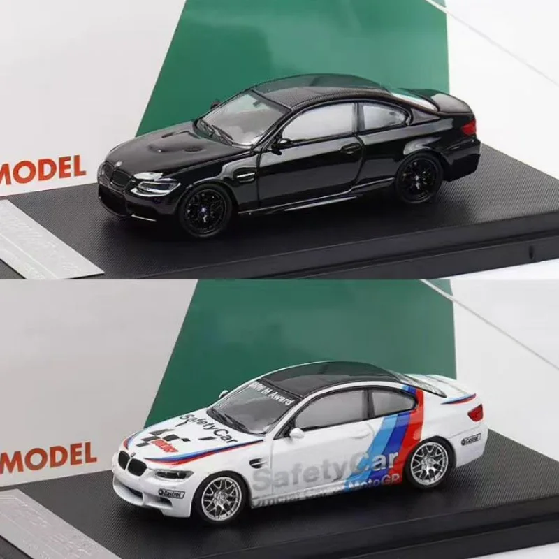 1-64-fm-m3-e92-クーペ合金ダイキャストミニチュアシミュレーションカーモデル、大人の装飾品、男の子のおもちゃ、子供の誕生日プレゼント