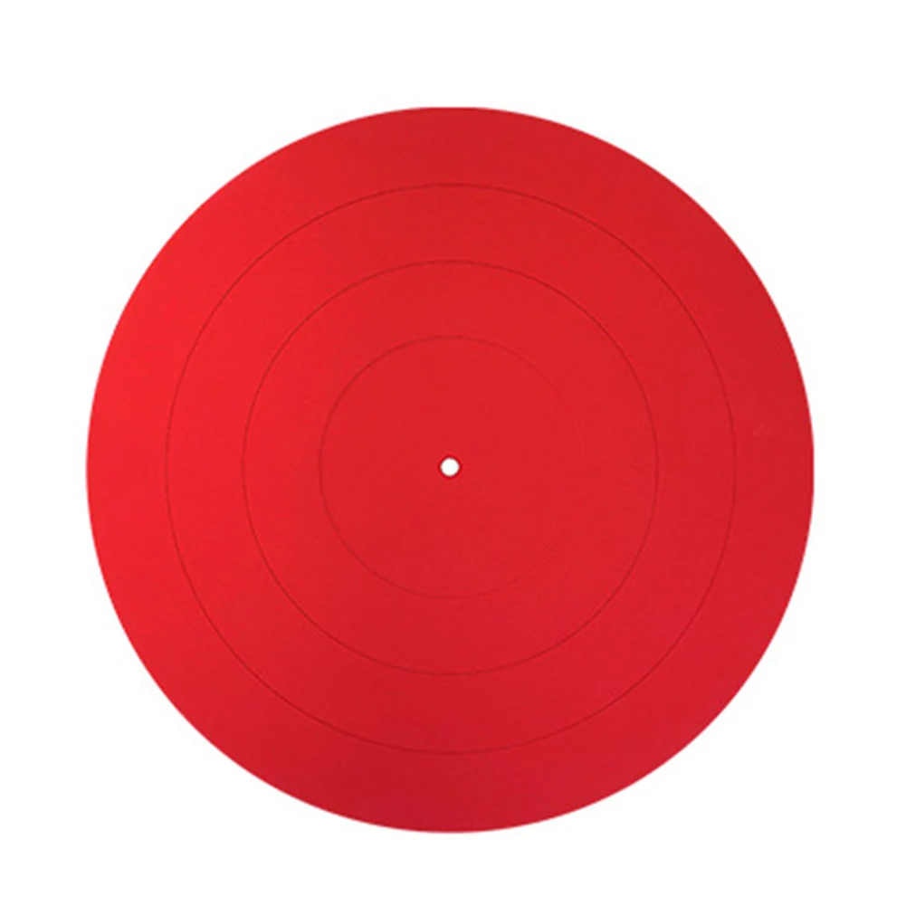 Anti Slip Mat Gramophone Turntable Smooth Improves Sound Quality Diameter Rotary LP Pad Diameter Mm Long Term Use