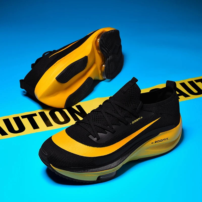 

Men Running Shoes Jogging Sneakers Trainer Luxury shoes Breathable Race Cushioning Outdoor Couple Non-Slip Mesh Off-road Shoes