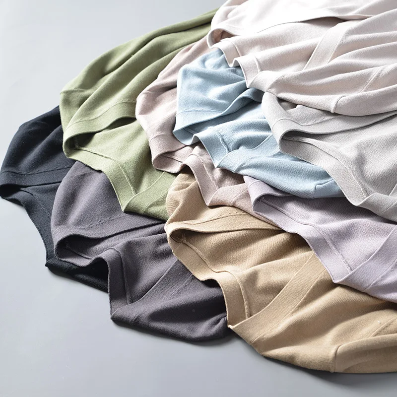 سترة رجالية ربيعية النسخة الكورية الجديدة سترة محبوكة فضفاضة وأنيقة سترة كبيرة متعددة الاستخدامات رقيقة