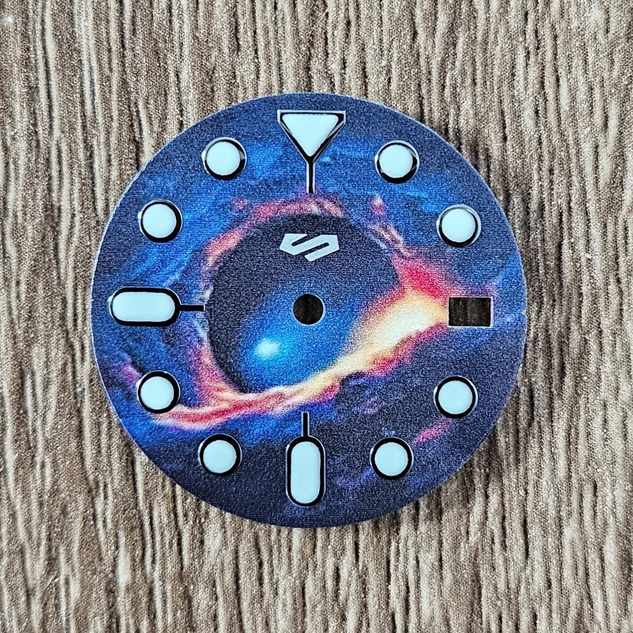 28.5mm Galaxy Space Pattern Watch Dial Fit NH35 NH36 4R36 Movement Watch Mod Parts Watch Accessories