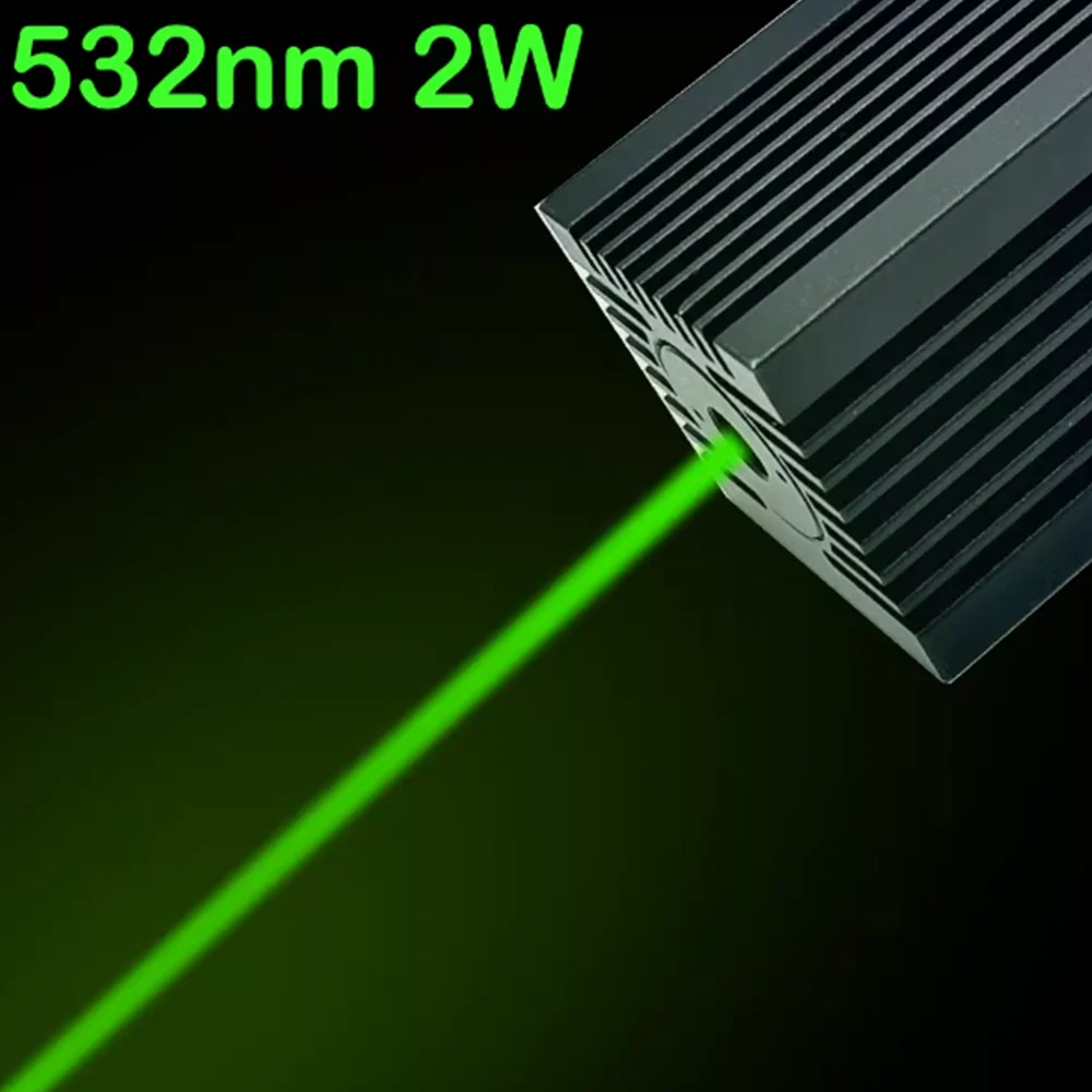 532nm 2W Green Laser Module Bird Repellent Landmark Highway Warning Light