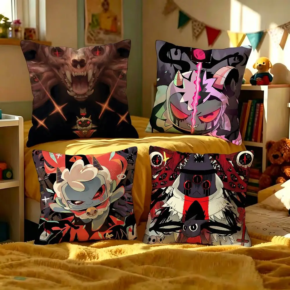 Popular Game C-Cult Of The L-Lamb Cushion Cover Polyester Sofa Cushions Decorative Throw Pillows Home Decoration Pillowcover